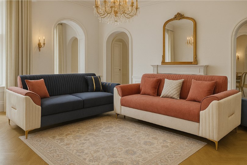 Sofa set for 2 BHK living room